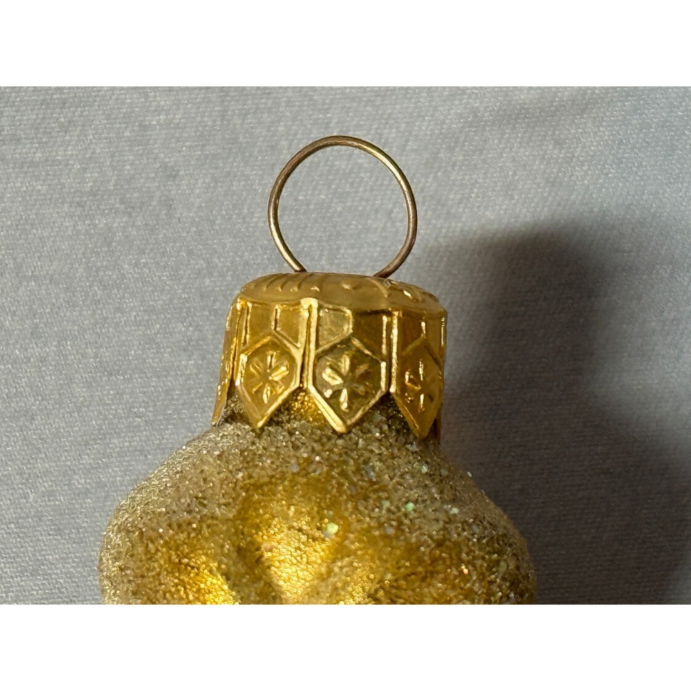 Vintage Christopher Radko Ornament Timber Claus Santa Glass Christmas Sparkly - Picture 10 of 10